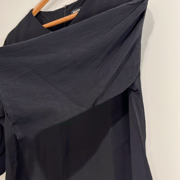 MARIMEKKO Maarie Half Sleeve Round Neck Blouse Tunic Viscose Zipper Back XS EUC - Picture 5 of 9